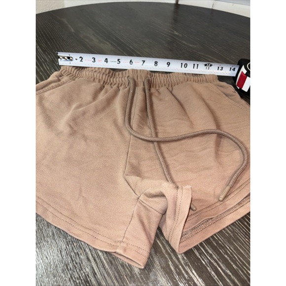 Trendy Queen Womens Comfy Lounge Athletic Sweat Shorts, Brown Size SMALL - Picture 6 of 10